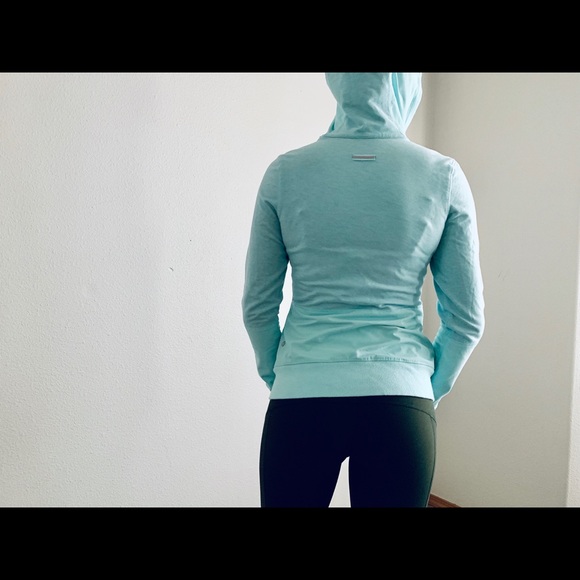 Lululemon Athletic Turquoise Blue Light Jacket - Picture 3 of 8